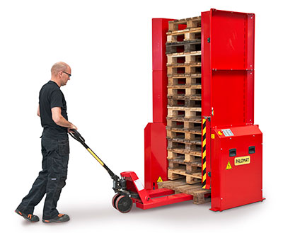 ایستگاه پالت تک ردیفه اتومات