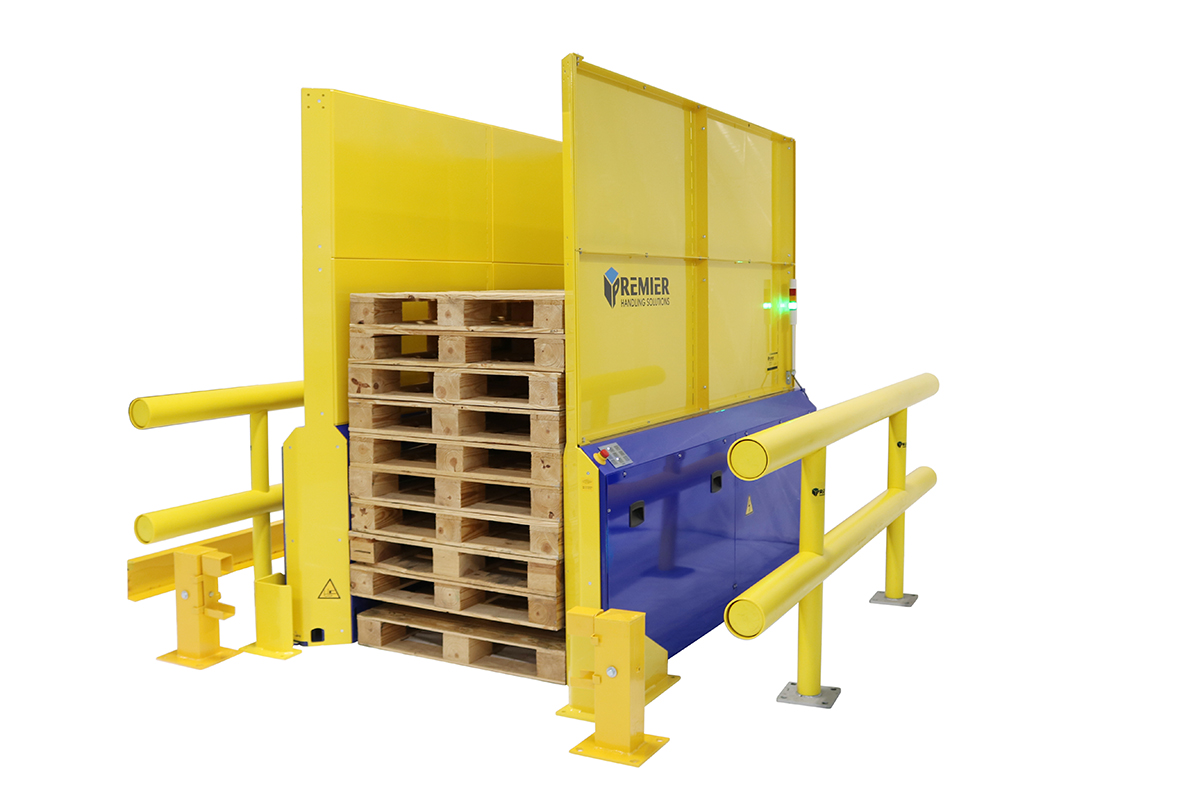 ایستگاه پالت دو ردیفه کنترلی